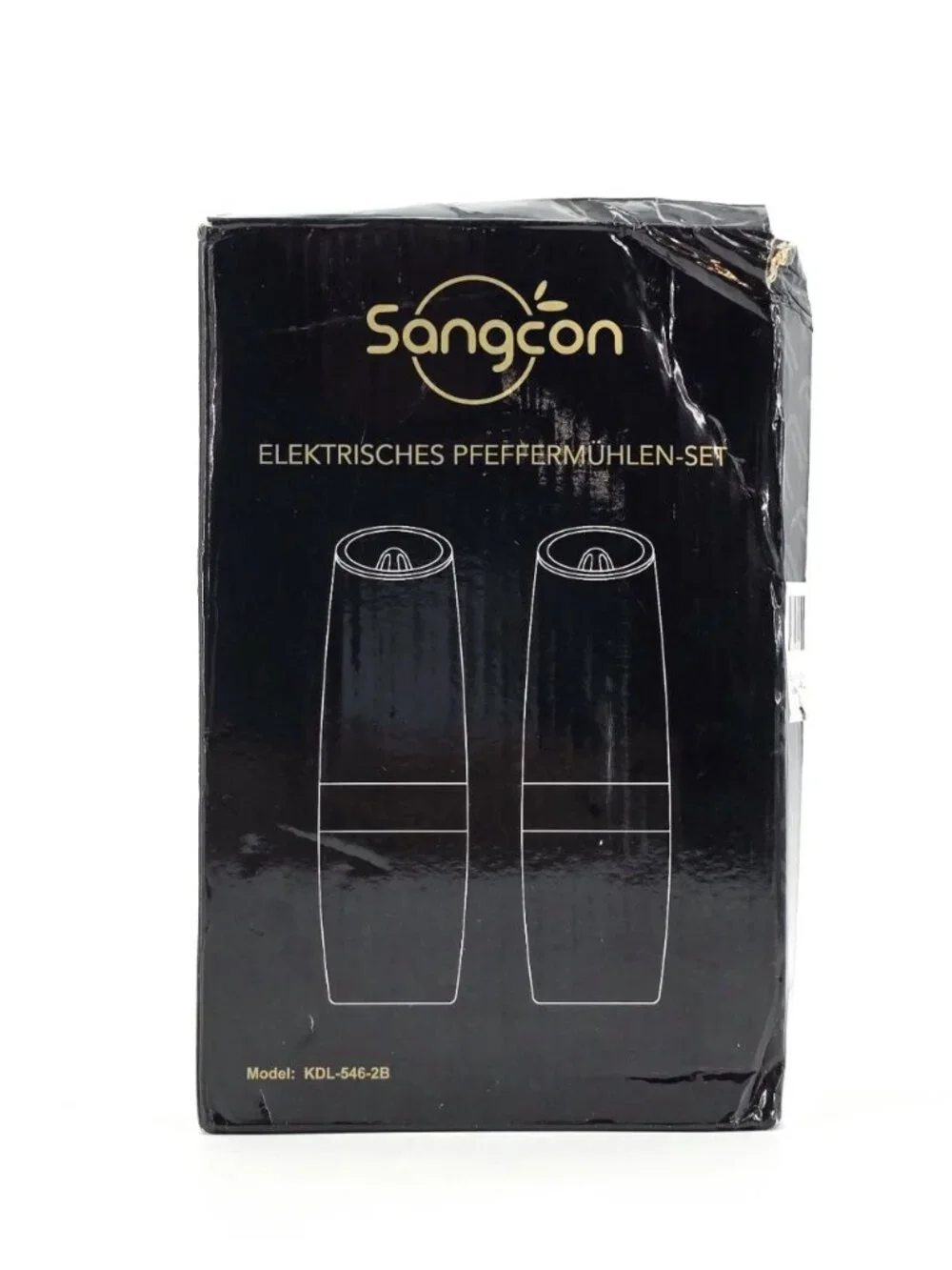 Sangcon Gravity Electric Salt and Pepper Grinder Set Automatic Shakers